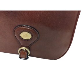 the bridge Schultertasche M marrone